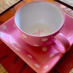 Pampered Chef Tray and Mug set.